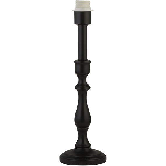 Candle Stick Table Lamp Base in Black