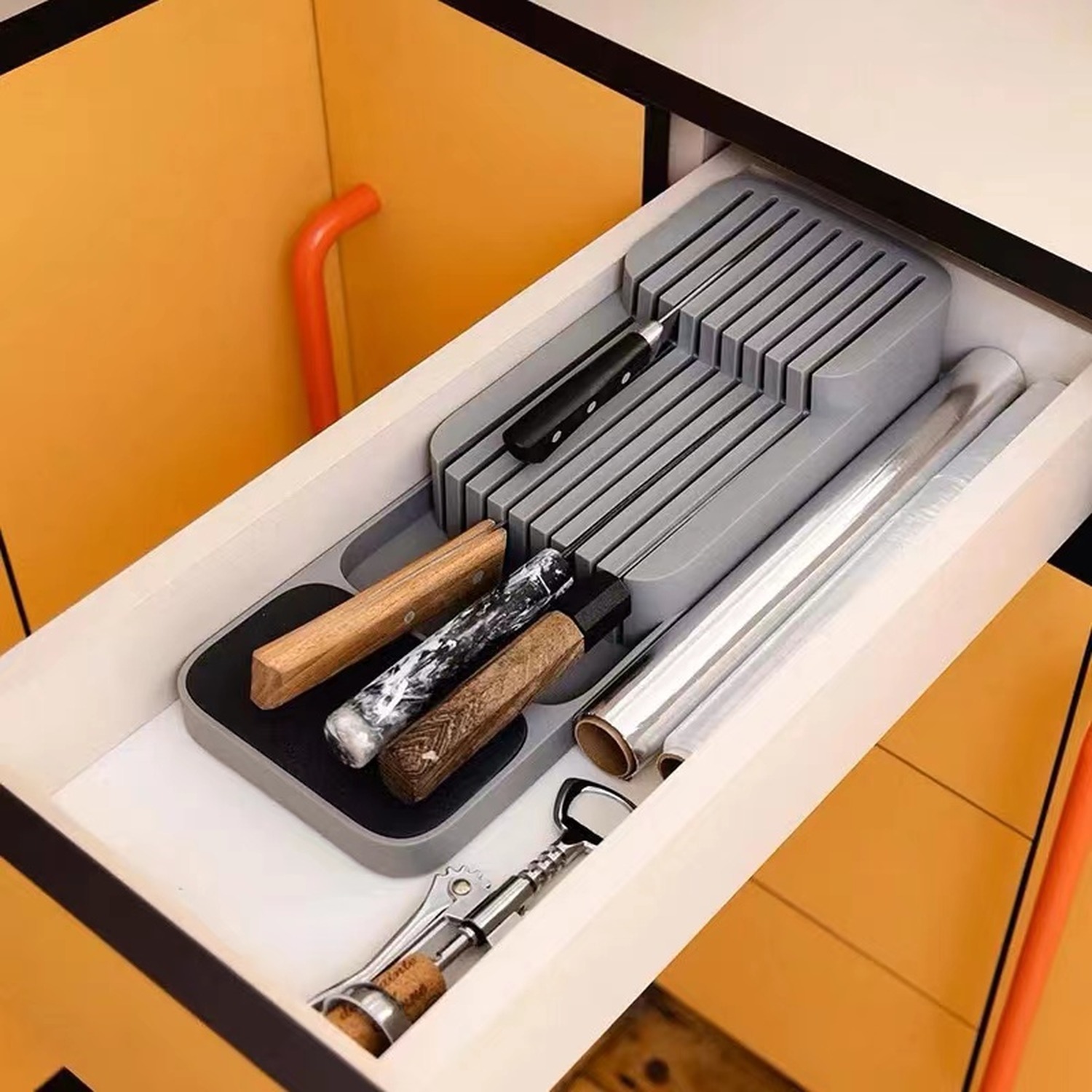 Image of 9 Slot Compact Kitchen Knife Organiser&hellip;