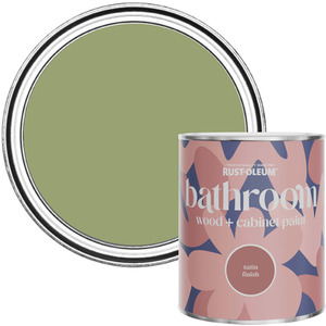 Rust-Oleum Bathroom Wood  Cabinet Paint in Satin Finish - Familiar Ground 750ml