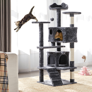 Multilevel Cat Tree with Scratching Posts