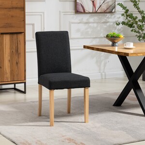Set of 2 Maiolo Fabric Dining Chairs