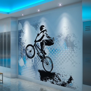 BMX Biking Wall Mural