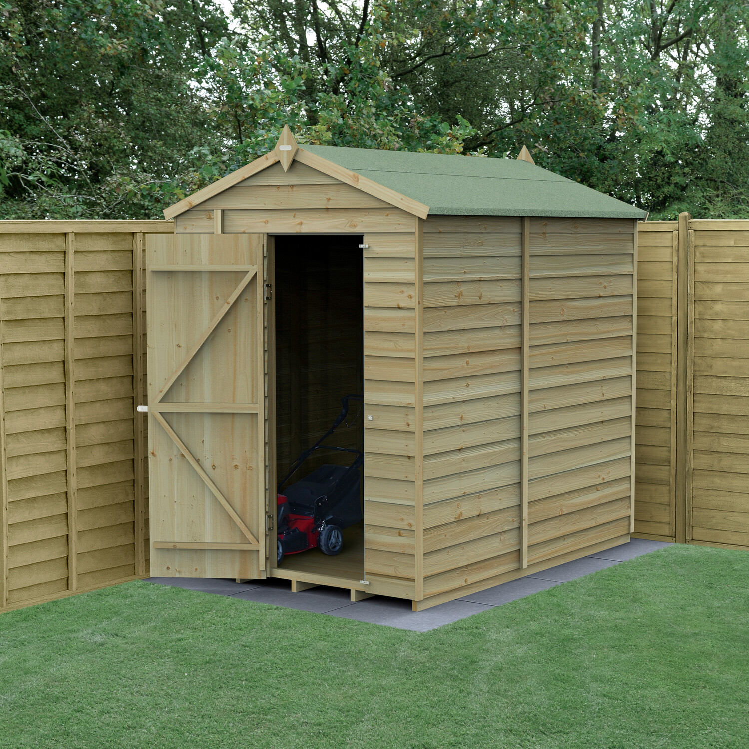 Forest Garden 4Life Apex Shed 5X7 - No Installation / Without Base / 0
