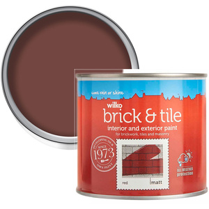 wilko Brick and Tile Matt Paint 500ml