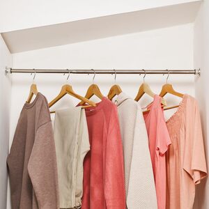 Telescopic Easy-Fix Clothes or Curtain Rail