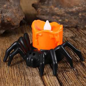 Halloween LED Spider Candles