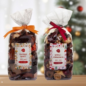 2 Christmas Potpourri Apple Cinnamon Orange Spice Scented 200g Bag