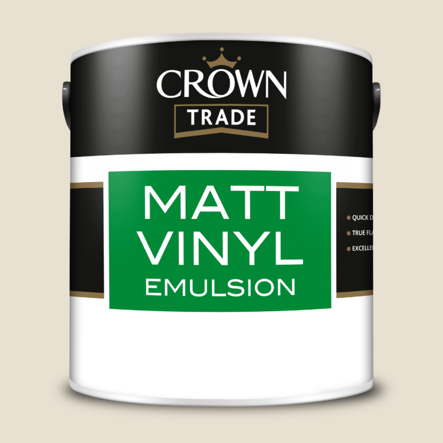 Crown Trade Vinyl Matt Mixed Colour - Antique Cream  / 2.5l