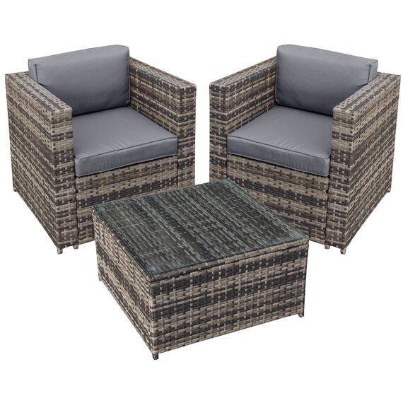 Malta Rattan 2 Seat Tea for Two Set