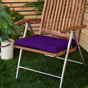 Purple / 1 Garden Chair Cushion Outdoor Patio Seat Pad shot 7547113