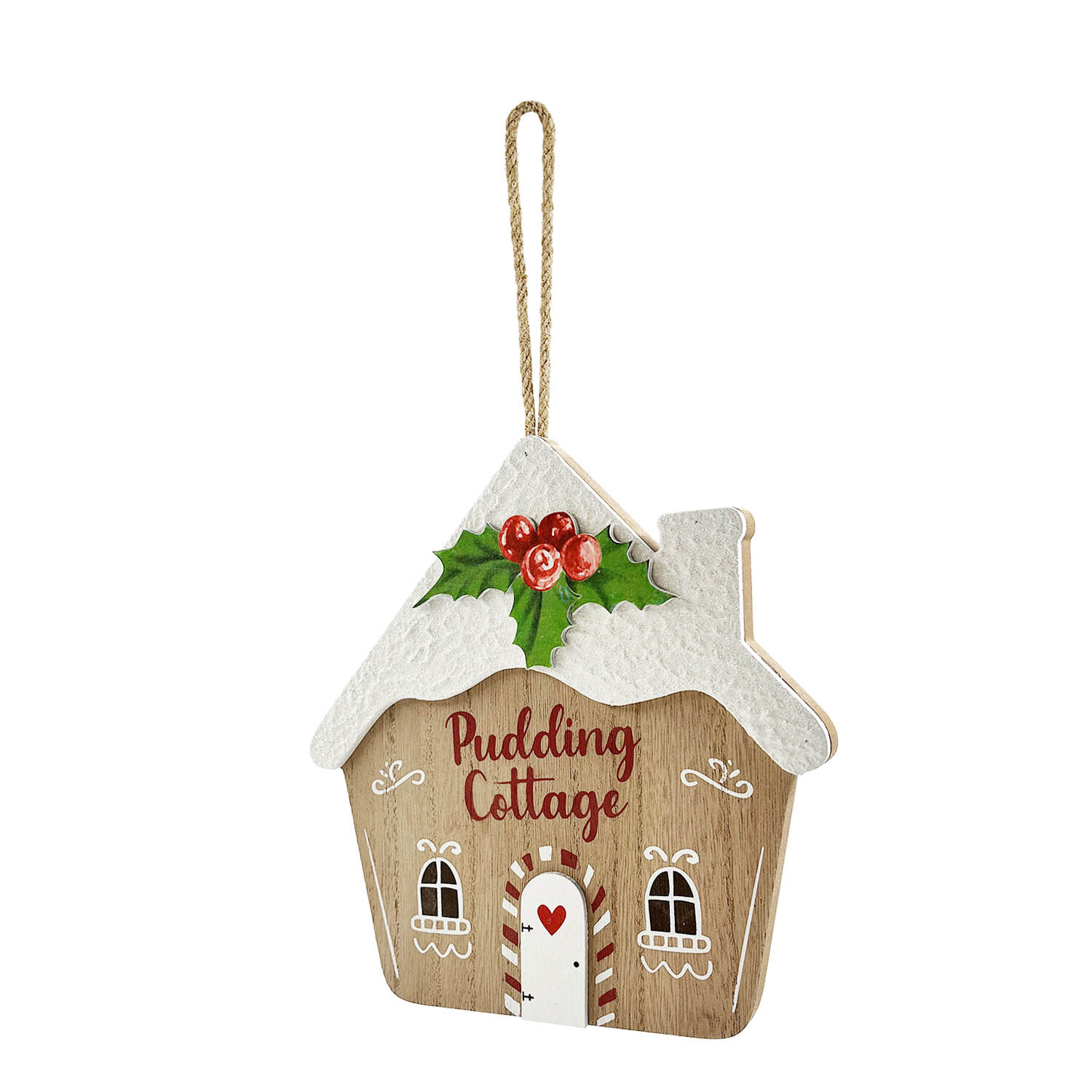 Santa's Chalet Pudding Cottage Hanger