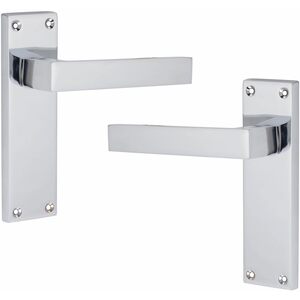 Victorian Straight Delta Latch Door Handles