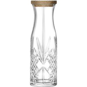 Melodia Glass Carafe with Cork Lid - 1L