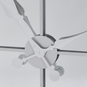 Celina Mirrored Wall Clock With Skeleton Design