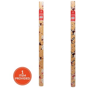 Foiled Santa or Snowman Gift Wrap