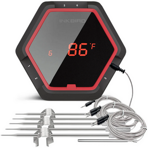 Cooking and Grilling 6 Probe Digital Meat Thermometer