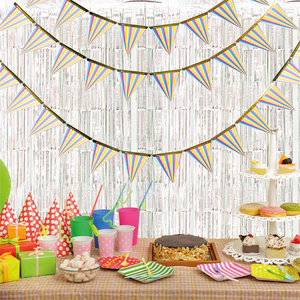 Cheetah Rainbow Party Bunting
