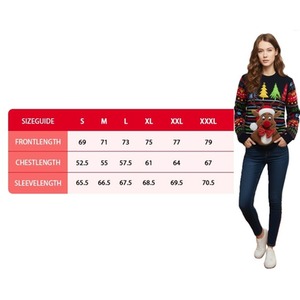 Fun Christmas Light Up Reindeer Stripe Jumper