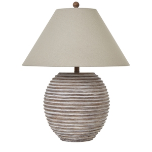 Modern Table Lamp With Elegant Linen Shade