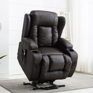 Caesar Dual Motor Riser Recliner Leather Mobility Armchair