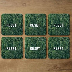 Wellness Reset Designer Coaster Set