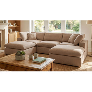 Cotleigh 5 Piece U-Shaped Modular Corner Sofa