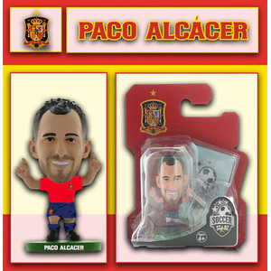 SoccerStarz Spain Paco Alcacer - Home Kit 5cm Figure