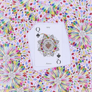 Mandala Kaleidoscope Playing Oracle Cards Reflective Deck