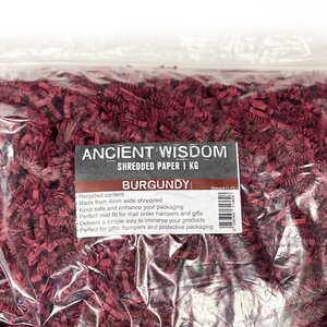 SizzlePak Burgundy Shredded Paper Luxury Packaging Material