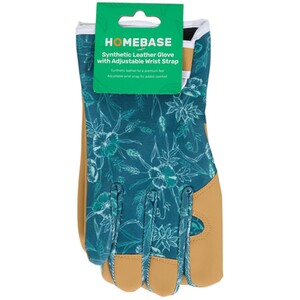 Glove with Adjustable Wrist Strap