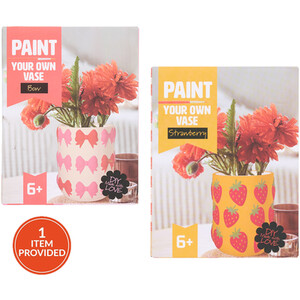 Paint Your Own Vase Craft Kit