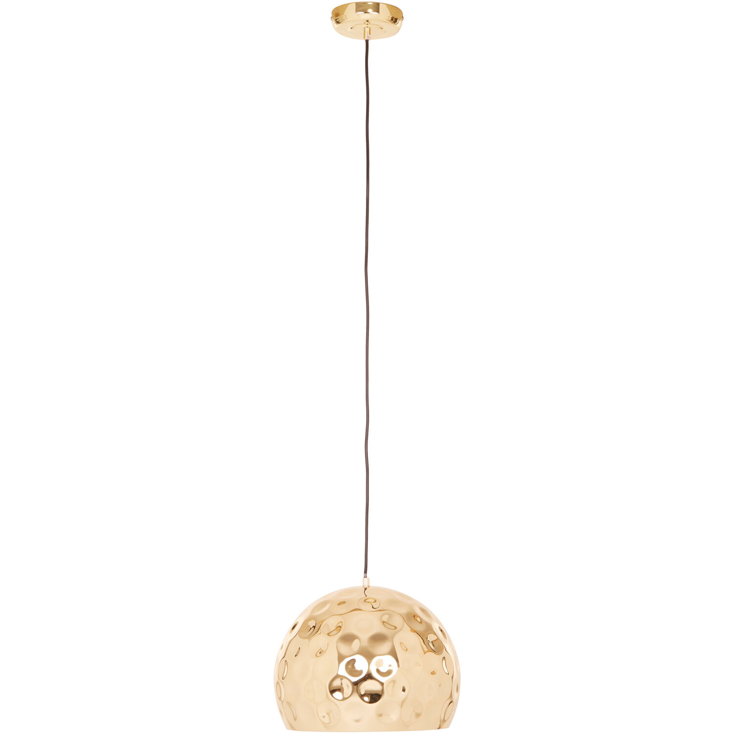 Leni Gold Finish Dome Pendant Light - Gold