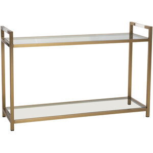 Vogue Matte Gold Console Table