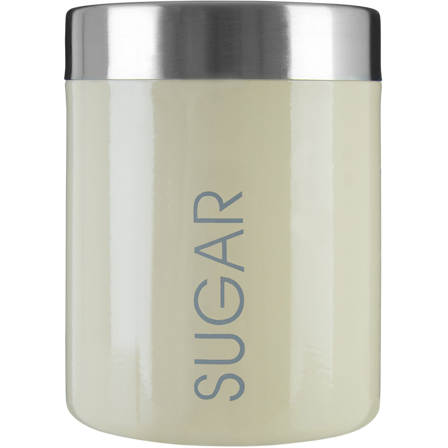 Cream Enamel Sugar Canister - Cream