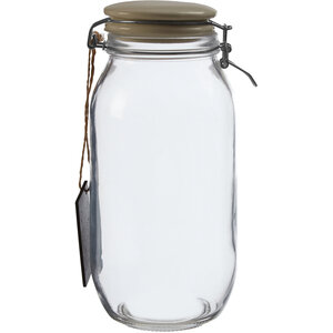 Grocer Glass Storage Jar 2000ml