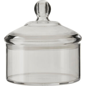 Gozo Transparent Round Jar 600 ml