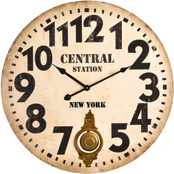 Crawley 58cm Dia Vintage Style Wall Clock