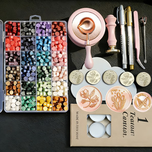 Wax Seal Stamp Kit for Sealing Envelopes Invitations Set