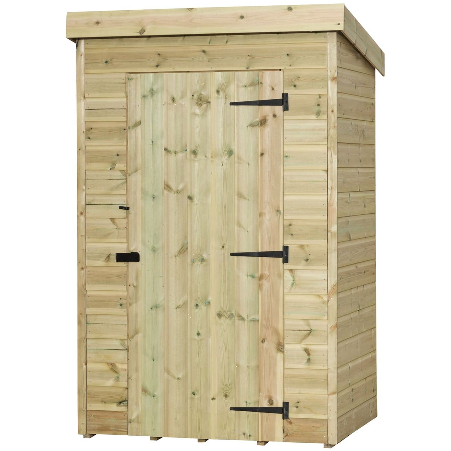 Empire Sheds 4 x 3ft Tongue and Groove Pent Garden Shed - Green - New - Image 4