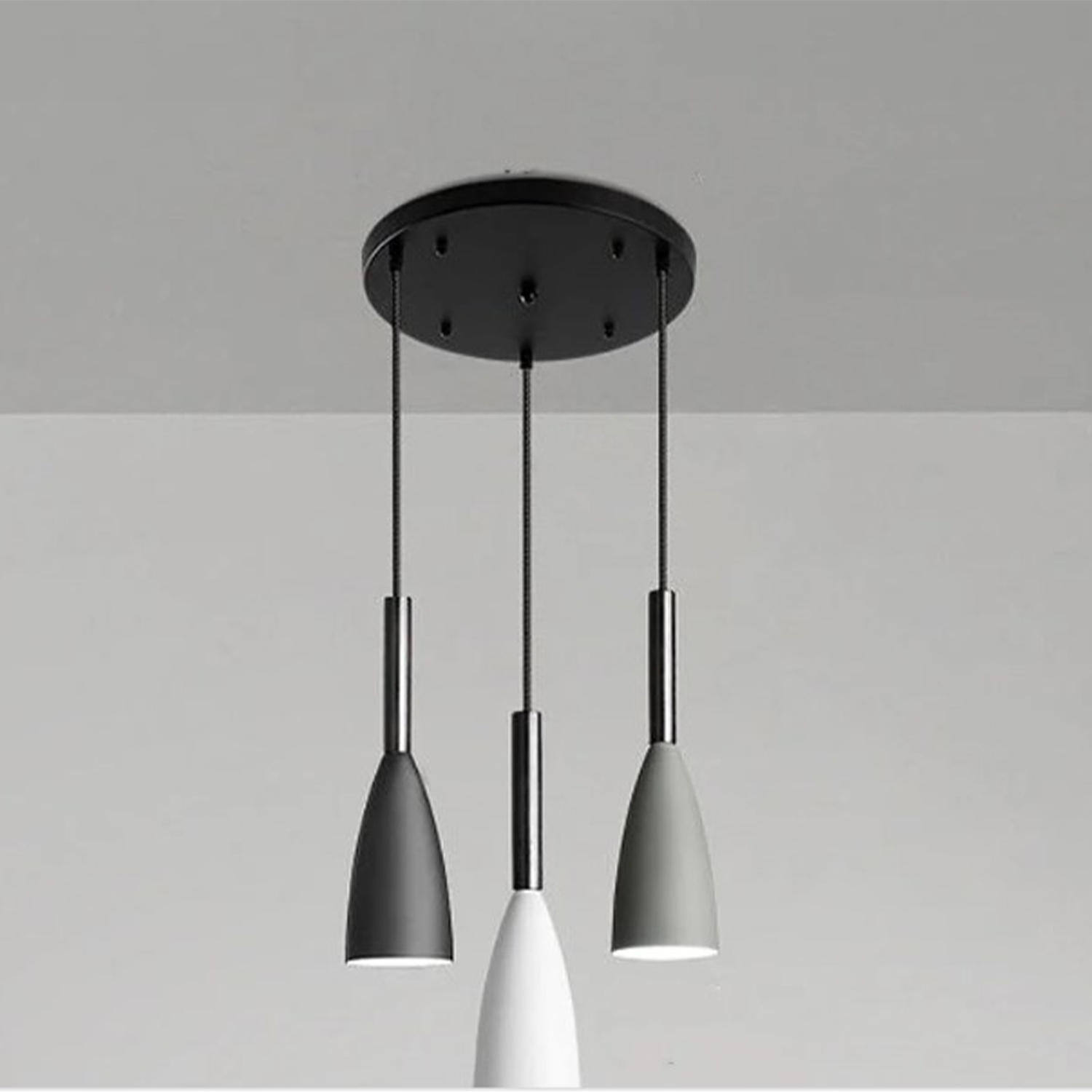 The Bath Plus Tb+ Pendant Light 3 Way Black - Black