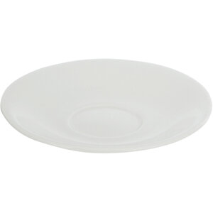 Quinn Embossed White Saucer