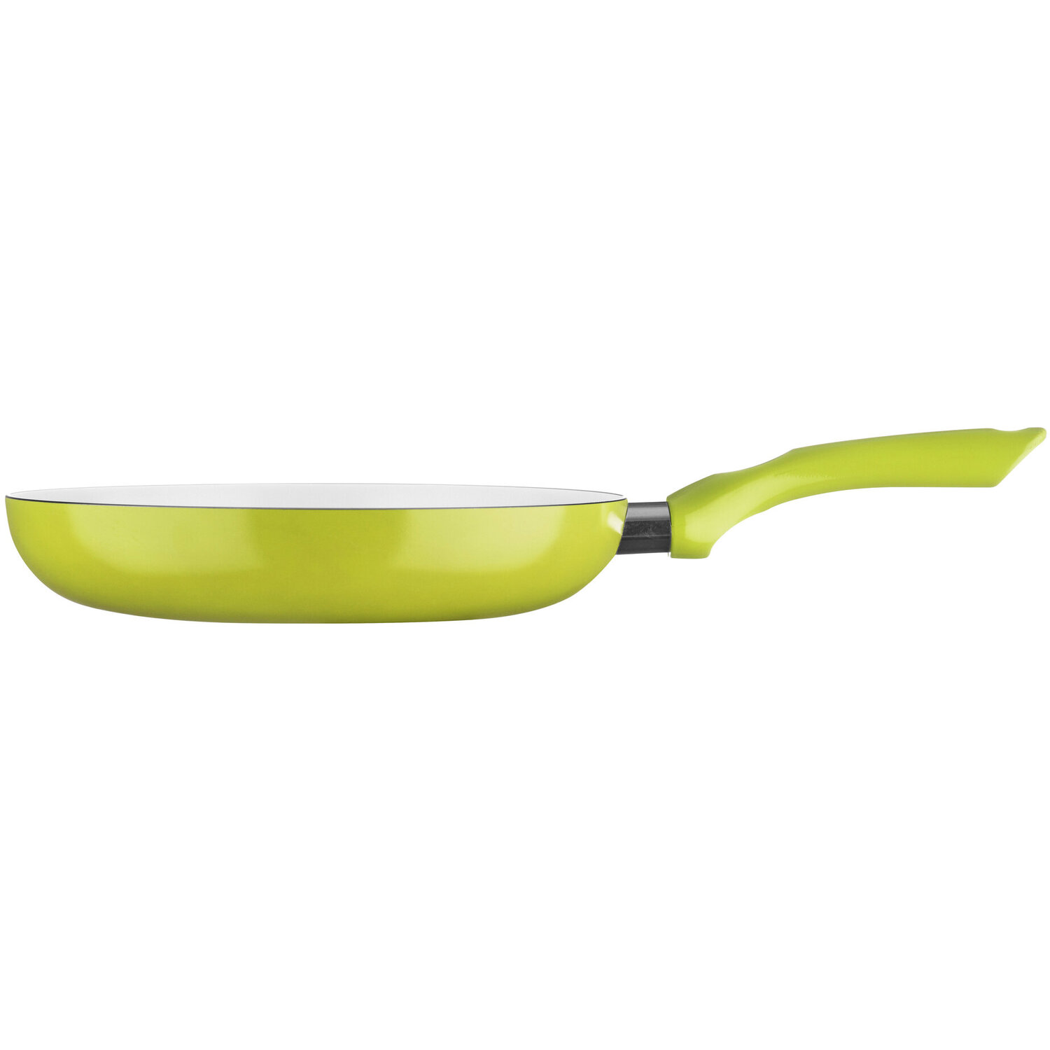 Ecocook 26cm Lime Green Frying Pan with Ceramic Coating - Green