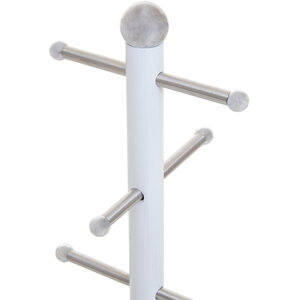 Easton Marble Effet and Silver Mug Tree