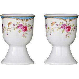 Set Of Two Gentle Rose Egg Cups