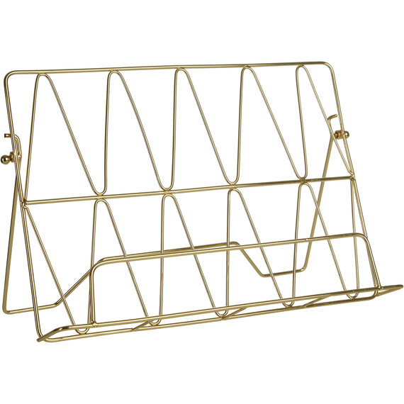 Vertex Gold Finish Cookbook Stand
