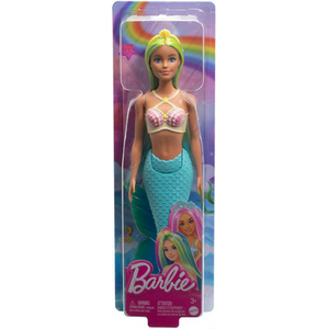 Barbie Mermaid Blue Tail And Green Hair Doll