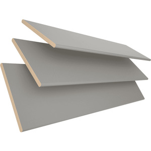 Light Grey / 65 50mm Slat Real Wood Venetian Blind With Strings 120cm Drop shot 14609119