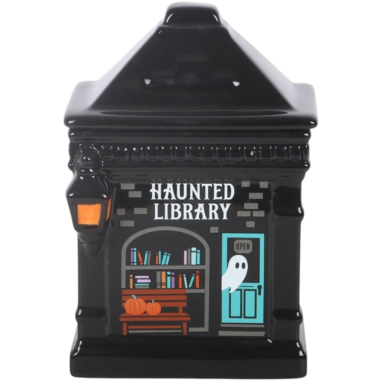 Kingsbury Gifts Haunted Library Oil Burner - Black