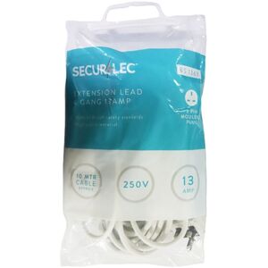 Securlec 4 Gang Extension Lead (UK Plug)