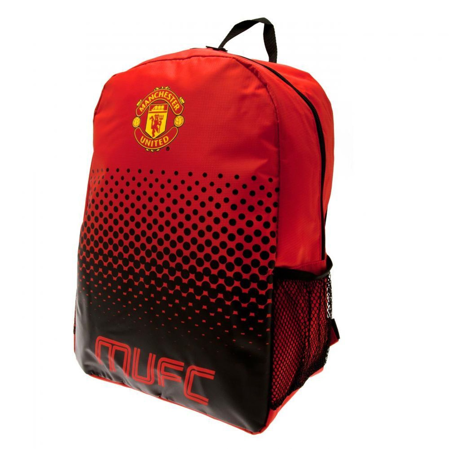 Manchester United Fc Fade Design Backpack - Red